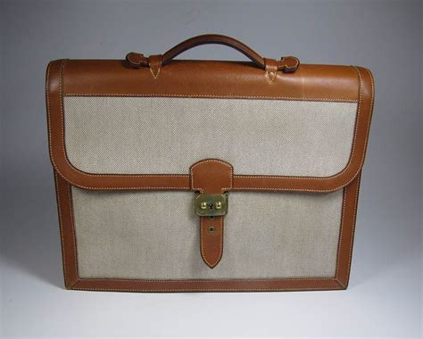 hermes briefcase size|vintage Hermes briefcase.